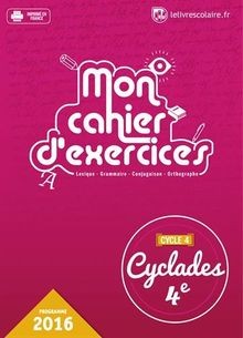 Cyclades mon cahier - cyclades,