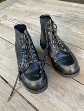 Red Wing 8137 Classic  Moc Toe, all black skagway leather, US 7,5   EU 38/39