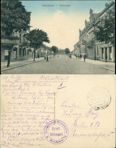 Postcard neudamm - postcard, (neumark)