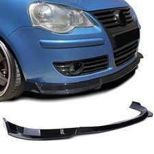 CUP Frontspoiler Lippe Schwarz Glanz für VW Polo 9N3 05-09