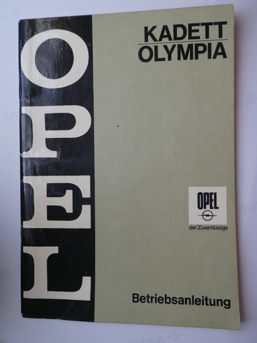 Opel kadett olympia - opel,