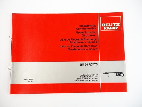Deutz fahr sm60 tc - deutz, rc