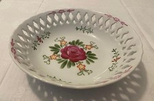 NEU Gebäckschale  Friesische Ostfriesische Rose D. 20 cm - H. 5,5 cm Handgemalt