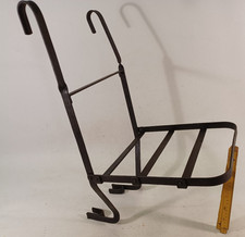 Fahrrad Gepäckträger - Bandstahl für den Lenker klappbar uralt