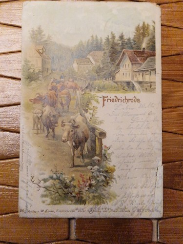 Litho friedrichroda 1899 - friedrichroda,