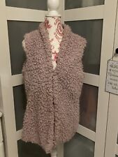 Marie Lund  Copenhagen Weste Fell Fake Rosa Gr 44