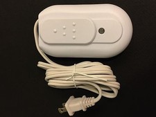 White Slide Dimmer Plug In Out