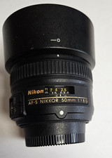 Normalobjektiv; Nikon Nikkor AF-S 50 mm F/1.8 G Objektiv neuwertig