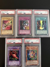 🔥 5x Yu-Gi-Oh! PSA Graded