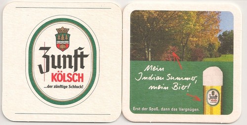 Zunft kölsch bierdeckel - zunft, kölsch,