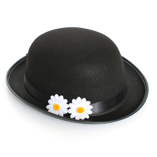 Schwarze melone hut mit - melone,