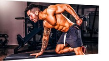 Leinwand fitness muskeln sport - fitness,