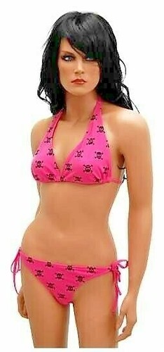 Bikini mit totenköpfen - mit,