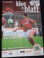 Stadionheft Rot Weiss Oberhausen - SpVgg. Unterhaching Saison 2011 /12  3. Liga