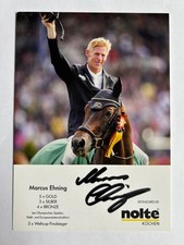 original sign.  Autogrammkarte Olympia Pferdesport Springreiten Marcus Ehning