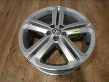 1x Alufelge VW Polo 6R R 7J 5x100 46ET 17 Zoll Matt Silber 6R0601025AA Original