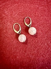 HSE Morganit Ohrhänger Ohrschmuck Ohrringe 925er Silber rhodiniert ca. 14,6 ct