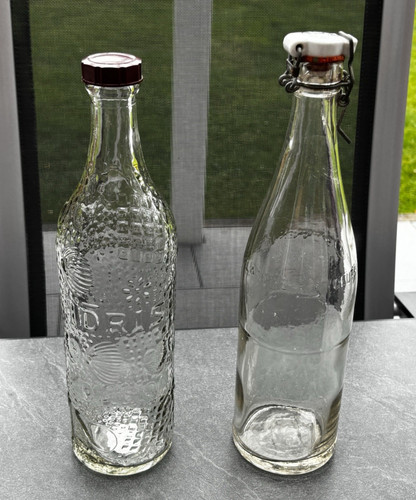 Alte glasflasche idris - x,