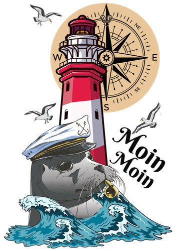 Leuchtturm maritim aufkleber - leuchtturm,