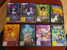 8 DVDs Beliebte Kinderfilme u.a. Disney