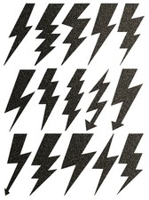 15x Reflektoraufkleber, Blitz