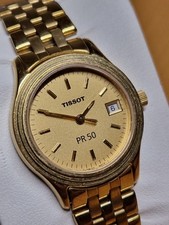 ?? TISSOT PR 50 – Gold-Ton Damenmodell mit Datumsanzeige  uhr