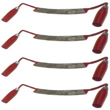 4 X Zugmesser gebogen  für