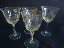 Vintage 4 WMF Glas Art Deco