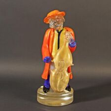 Große Murano Glas Skulptur Unikat Musikant Alfredo Barbini Cenedese beschädigt 3