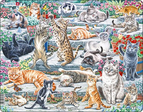Puzzle süße katzen - (45,