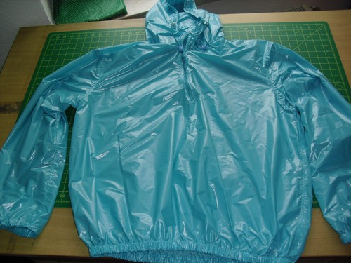 Glanz nylon regenjacke - glanz,