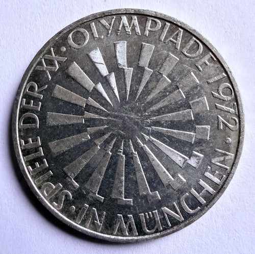 Brd 1972 gedenkmünze - 10, dm