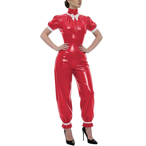 Bogen puffärmel pvc overall - bogen,