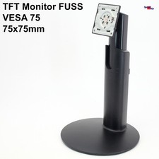 MONITOR STABILER MONITORSTAND MONITORFUSS FUSS FÜR DISPLAY PIVOT 75mm VESA 75
