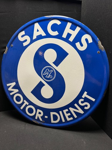 Sachs motor dienst emailschild - sachs,