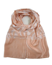 JL by V. Frass Damen Schal Vintage Seide Schimmernd Lachsfarben Größe 180x40cm