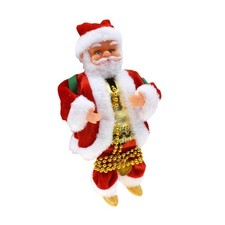 Weihnachtsmann mit Kletterseil