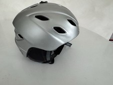 TOP Alpina BONFIRE SKI Skihelm SNOWBOARD Snowboardhelm Silber, Größe S, 53-56cm