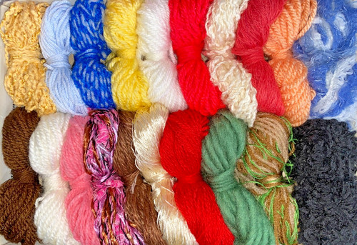 Neue wollreste zum basteln - 20,