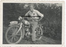 Z3875 Foto 40er Jahre Motorrad