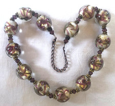 Murano  Collier Glasperlen