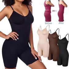 Damen Bauchkontrolle Slim Bodysuit Shapewear Nahtlose Ganzkörper Mieder Abnehmen