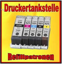 Refillpatronen original PGI-520 CLI-521 Canon Pixma IP 3600 4600 4700 MP 540 550