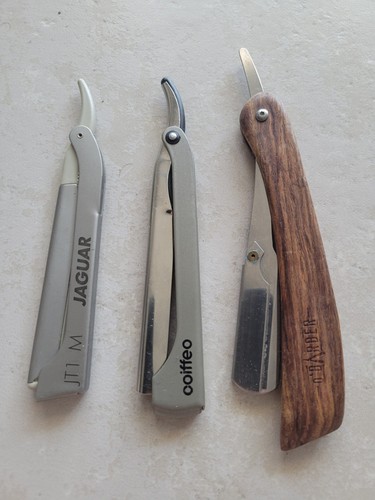3er set rasierer shavette - rasierer,