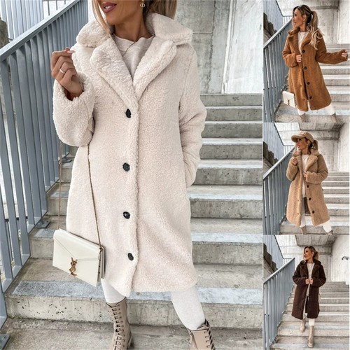 Damen plüsch warme teddyfell - plüsch,