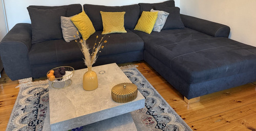 Modernes ecksofa dunkelgrau - modernes,