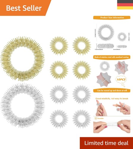 Akupressur ring set - set, finger