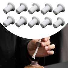 10x Lamp Docht Keramikhalter