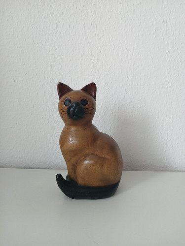 Vintage holzkatze - vintage,
