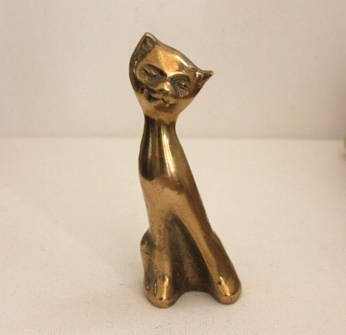 Katze messing 331g tier figur - 331g,
